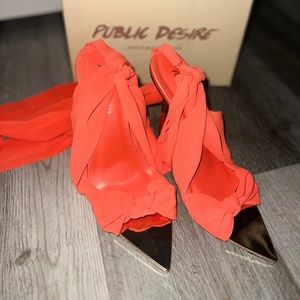 Strapped heels